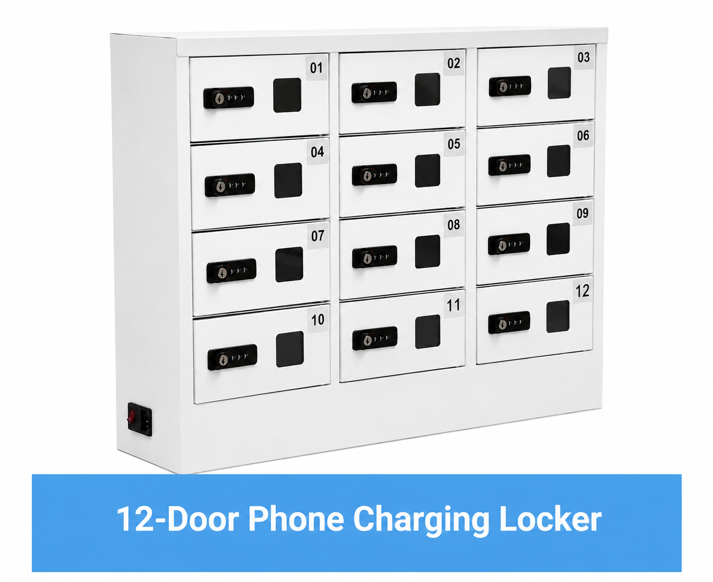 12-Door Phone Charging Locker