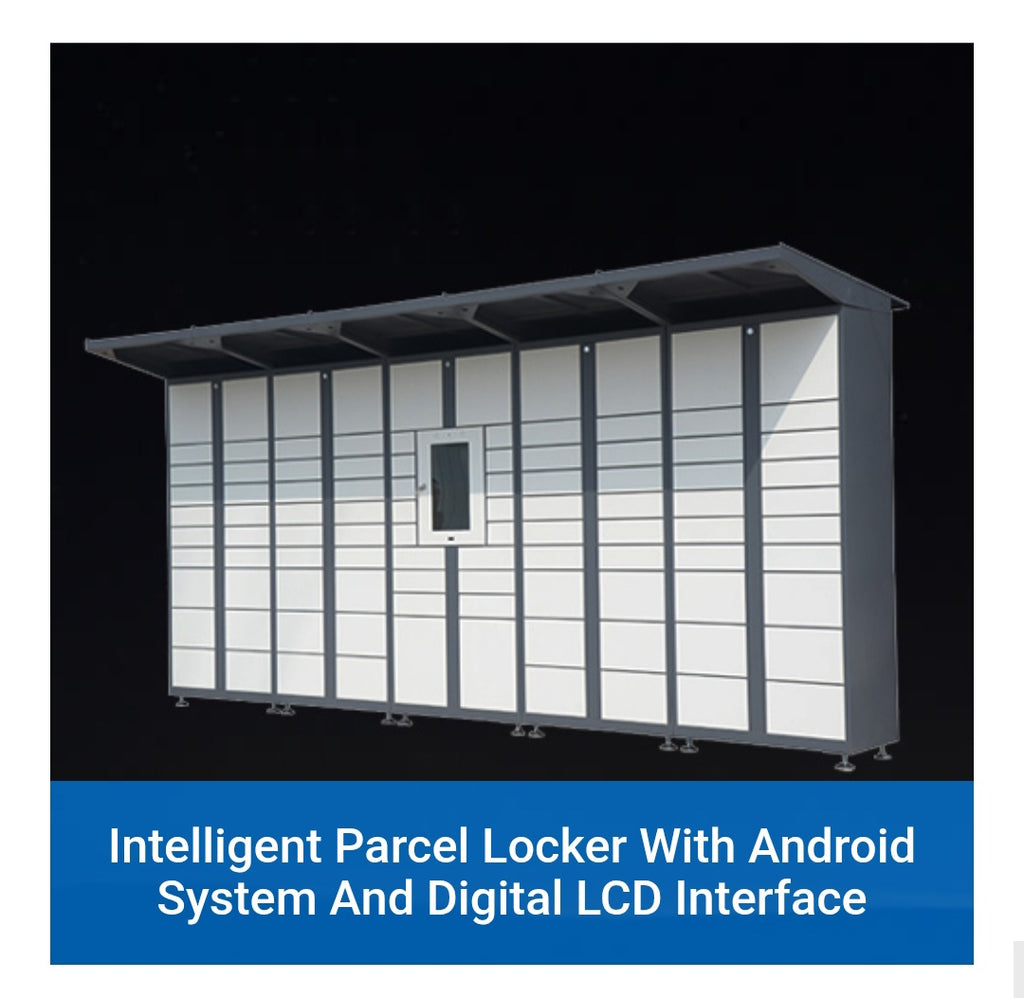 Intelligent parcel locker with android system and digital LCD interface
