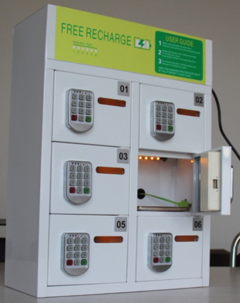 Electric locker station